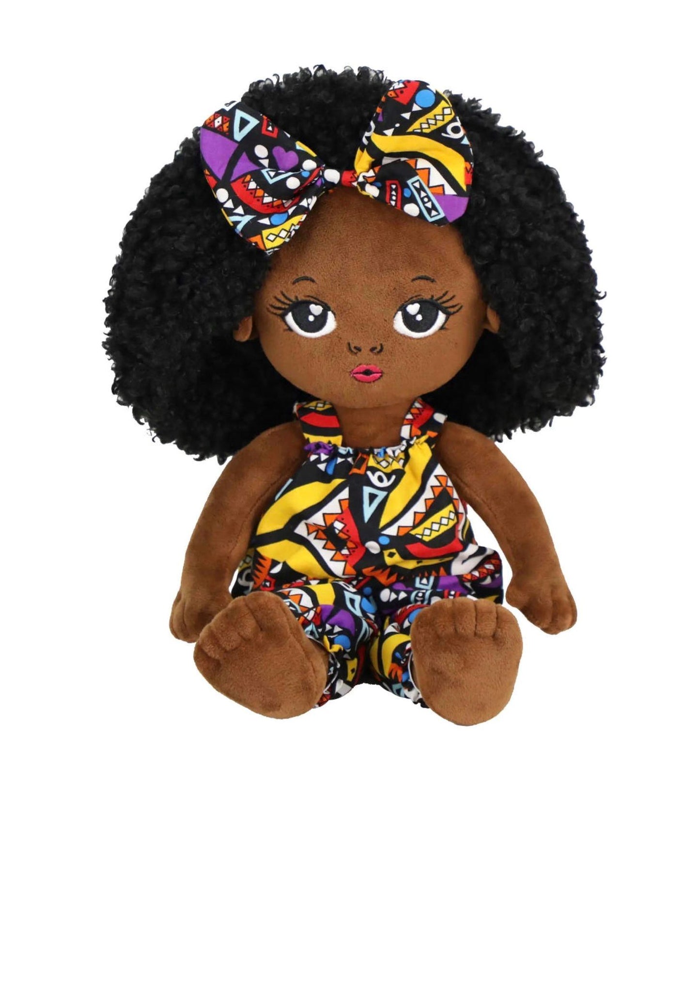 Jalia - La Plus Belle Peluche Afro-Inspirée pour Enfants | Peluche Éducative et Câline