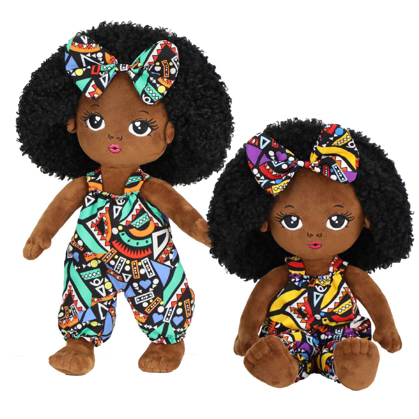 Jalia - La Plus Belle Peluche Afro-Inspirée pour Enfants | Peluche Éducative et Câline