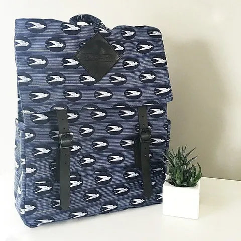 Sac à dos Héritage | Waxprint Hirondelles